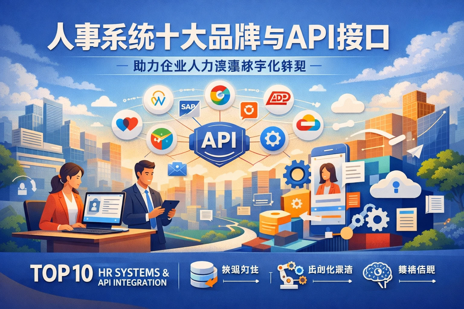 人事系统十大品牌与API接口：助力企业人力资源数字化转型