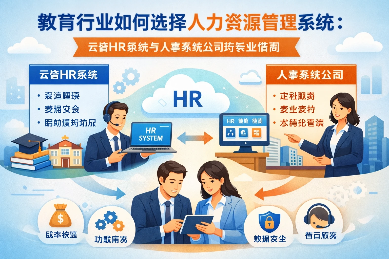 教育行业如何选择人力资源管理系统：云端HR系统与人事系统公司的专业指南