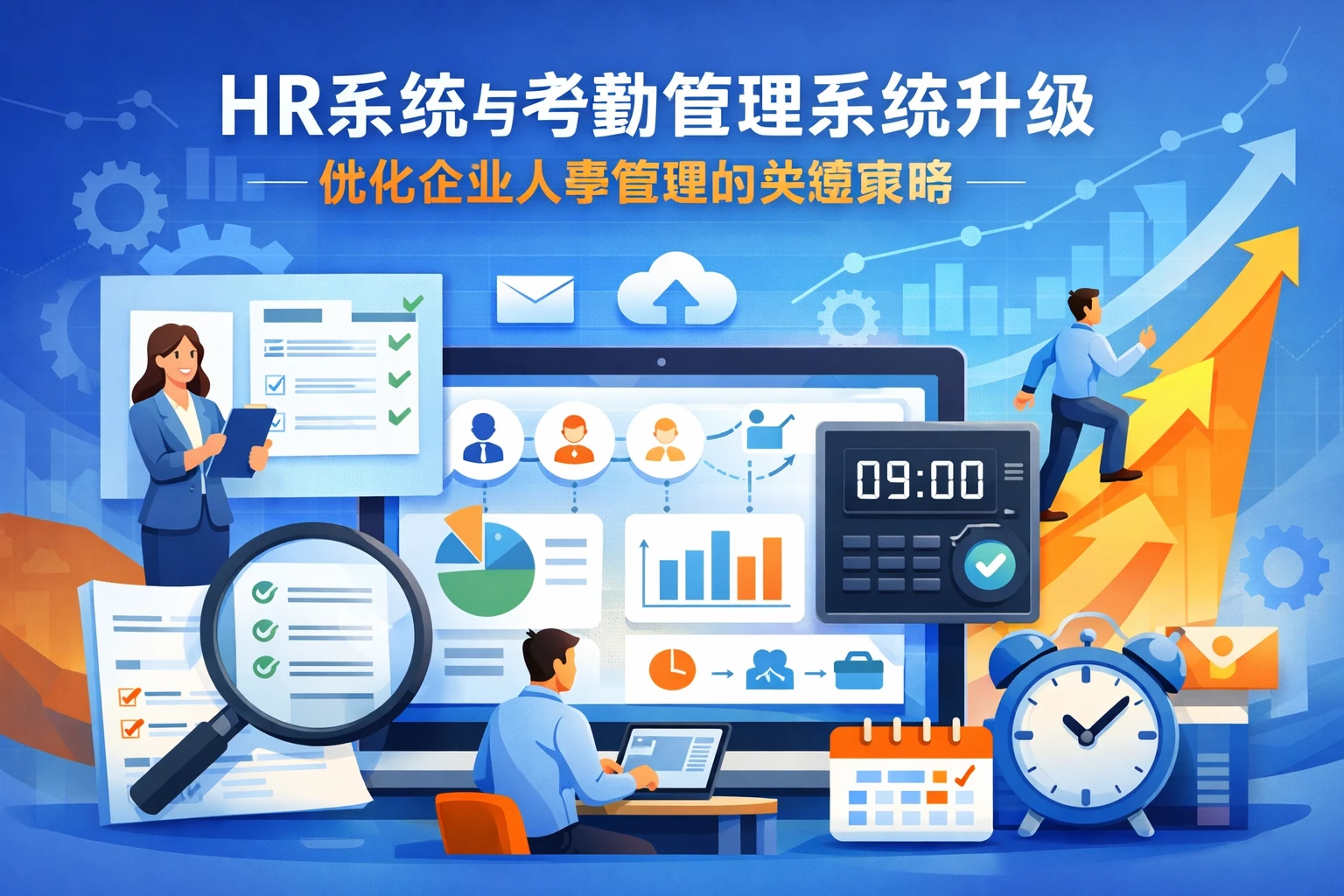 HR系统与考勤管理系统升级：优化企业人事管理的关键策略