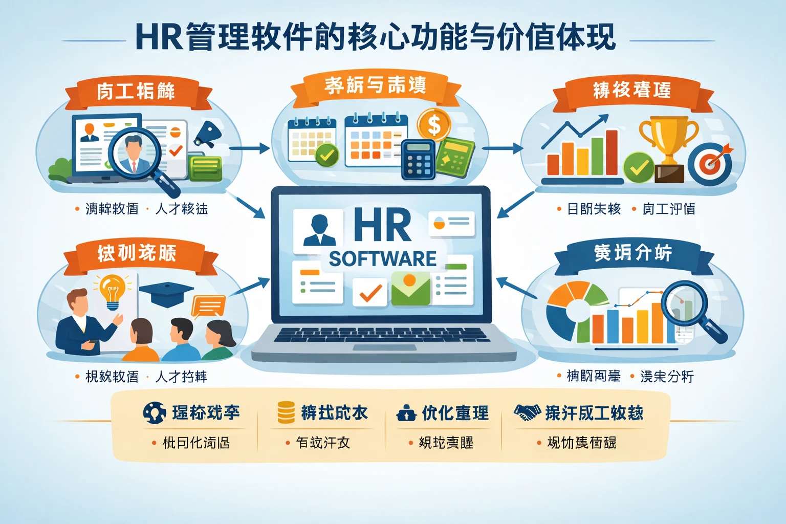 HR管理软件的核心功能与价值体现