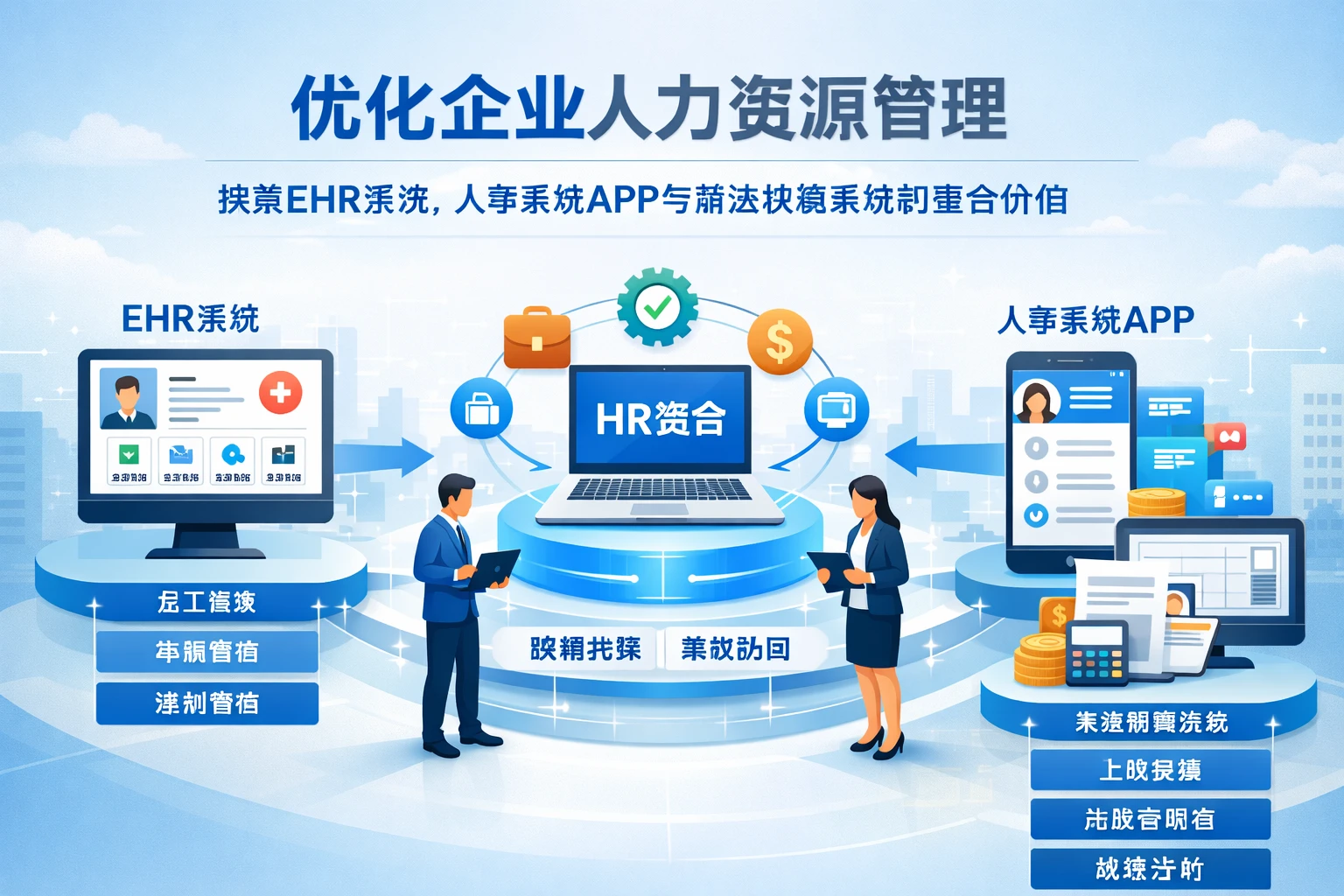 优化企业人力资源管理：探索ehr系统、人事系统APP与薪资核算系统的整合价值