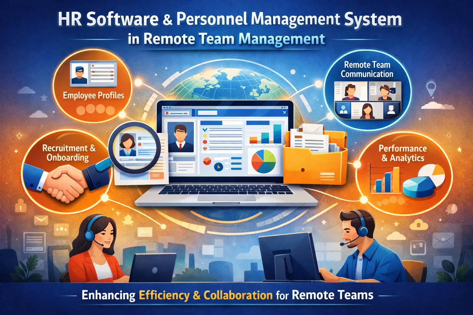 人力资源软件与人事档案管理系统在远程团队管理中的核心价值