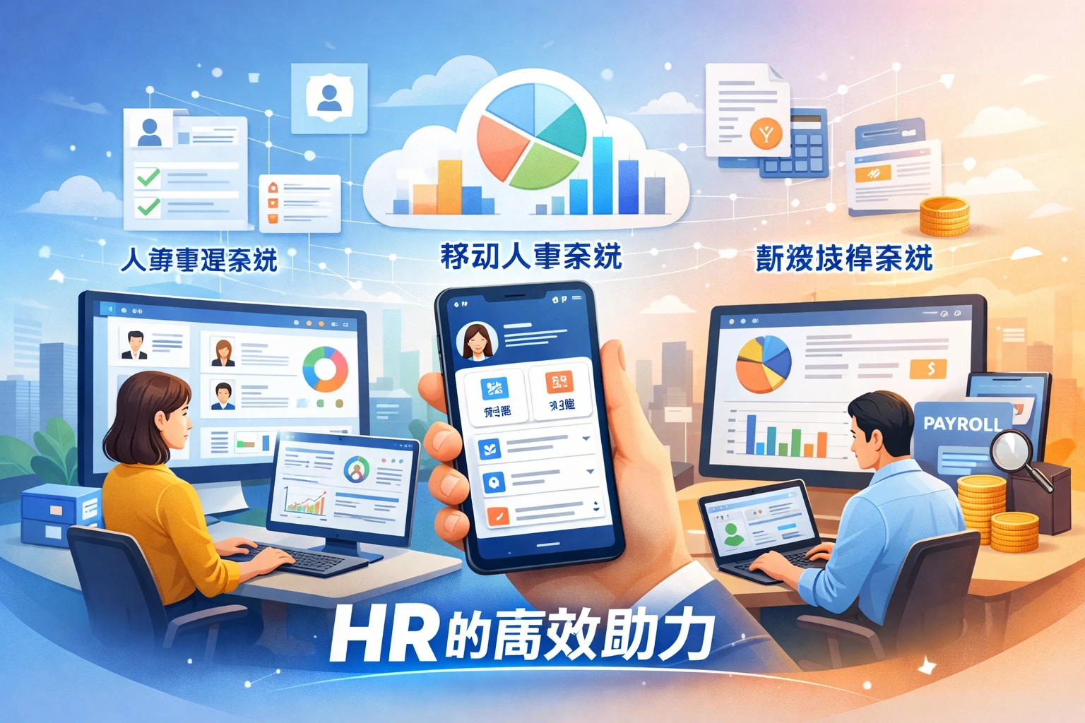 现代人事管理系统、移动人事系统与薪资核算系统:HR的高效助力