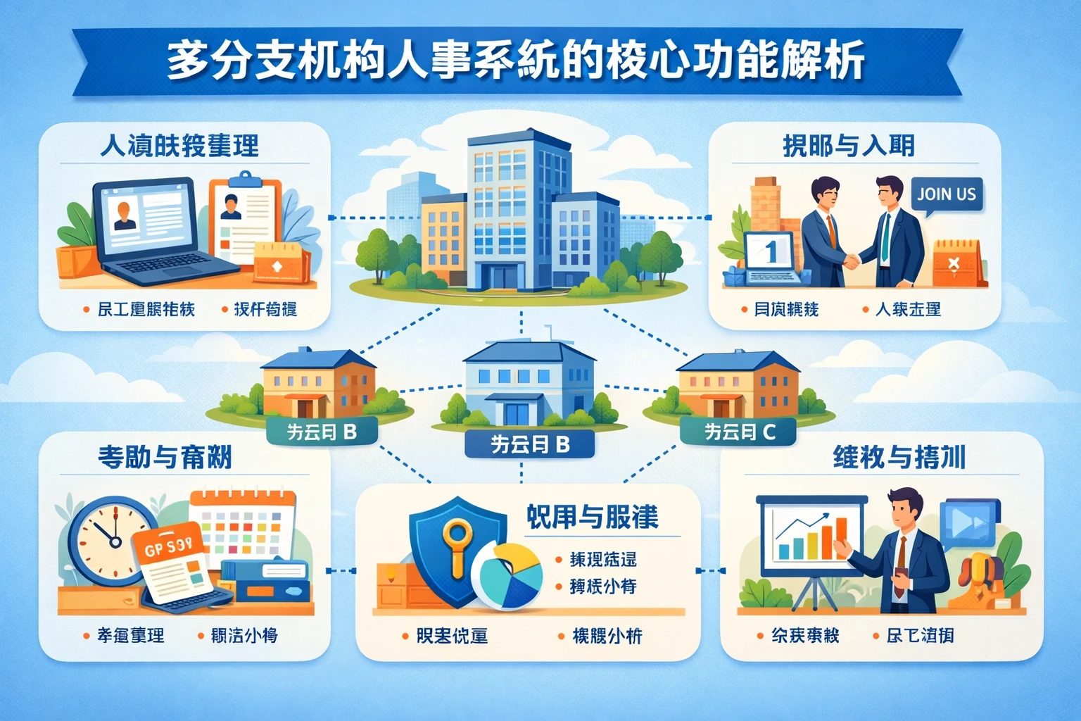 多分支机构人事系统的核心功能解析