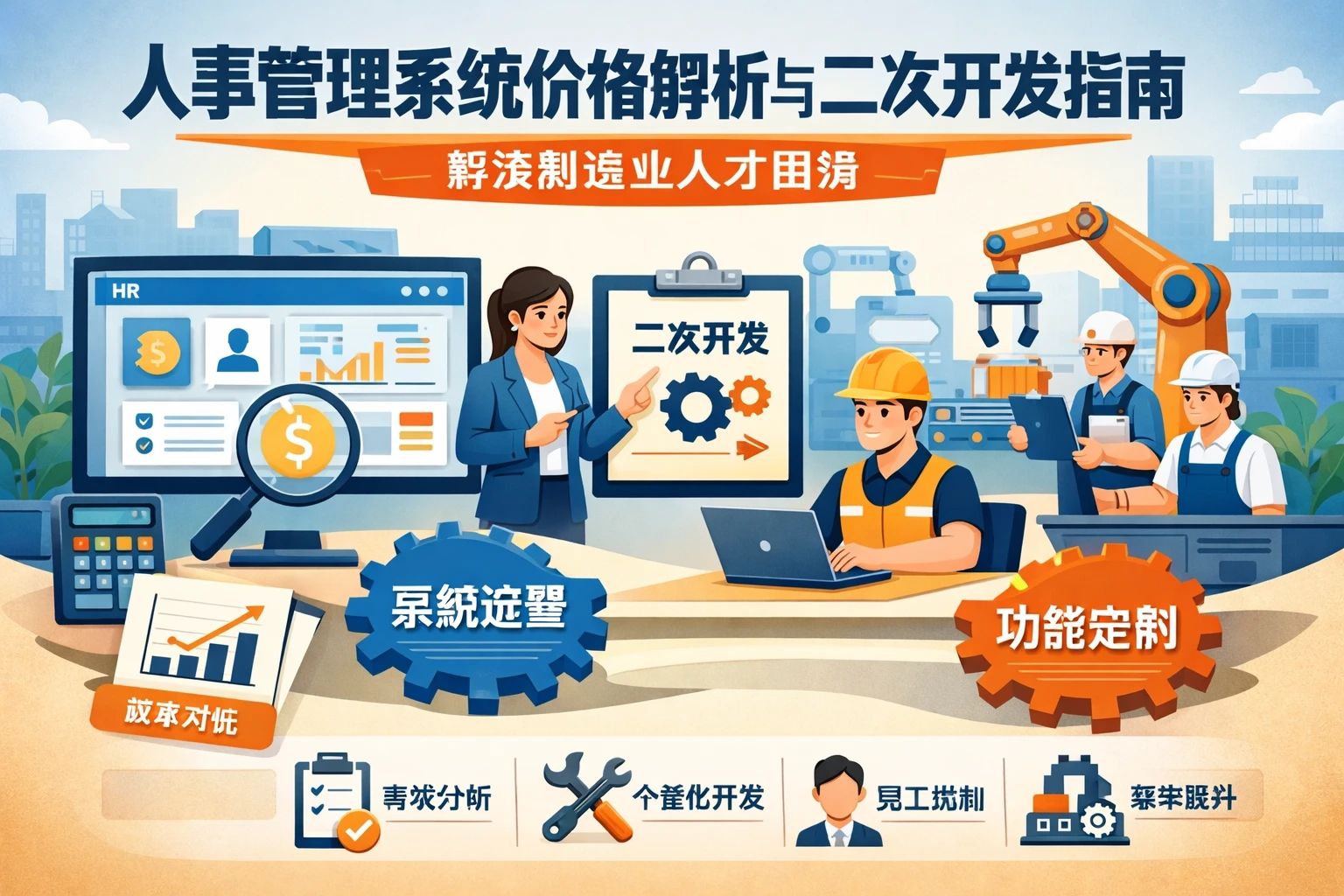 人事管理系统价格解析与二次开发指南:解决制造业人才困境