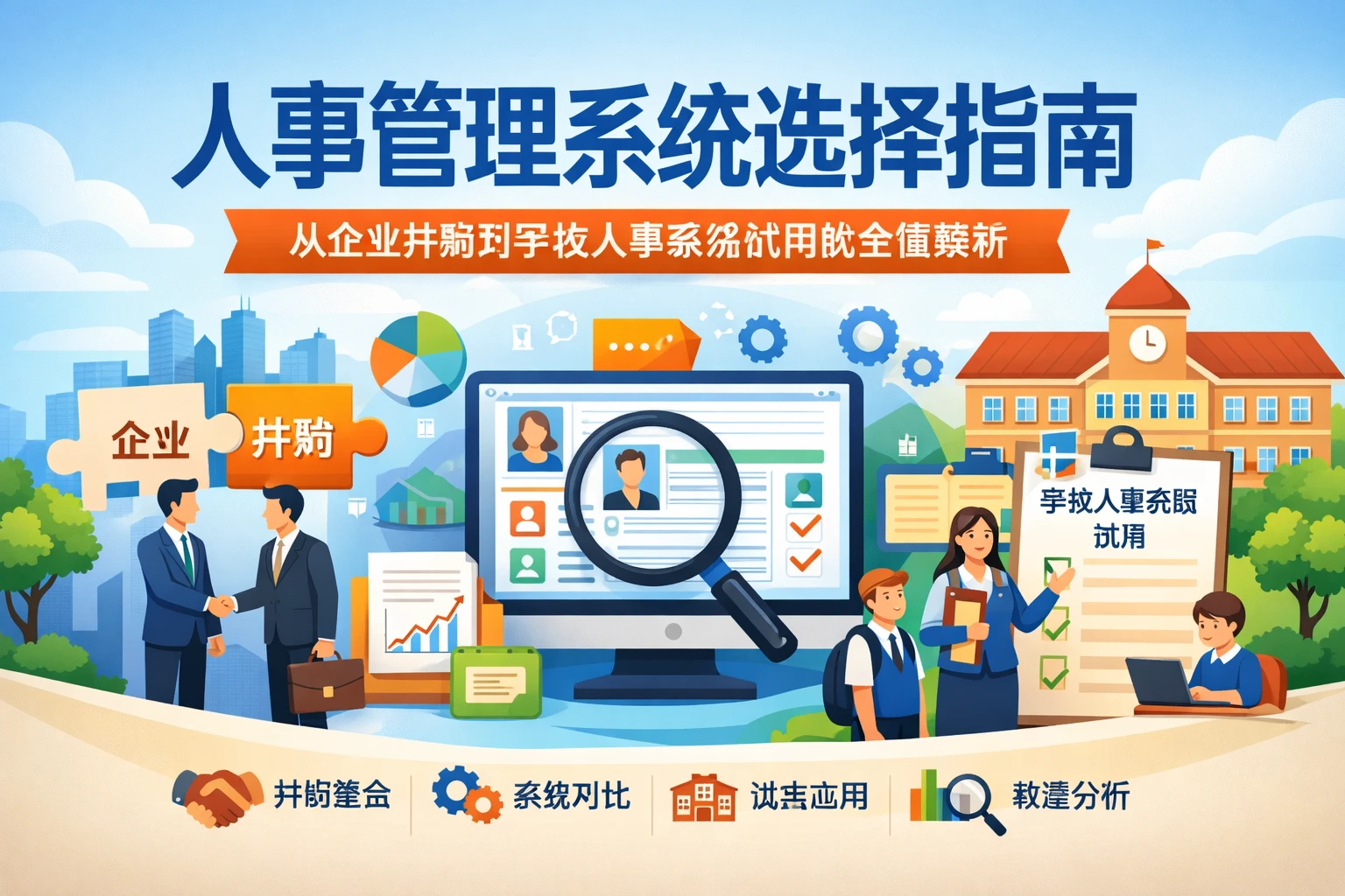 人事管理系统选择指南：从企业并购到学校人事系统试用的全面解析