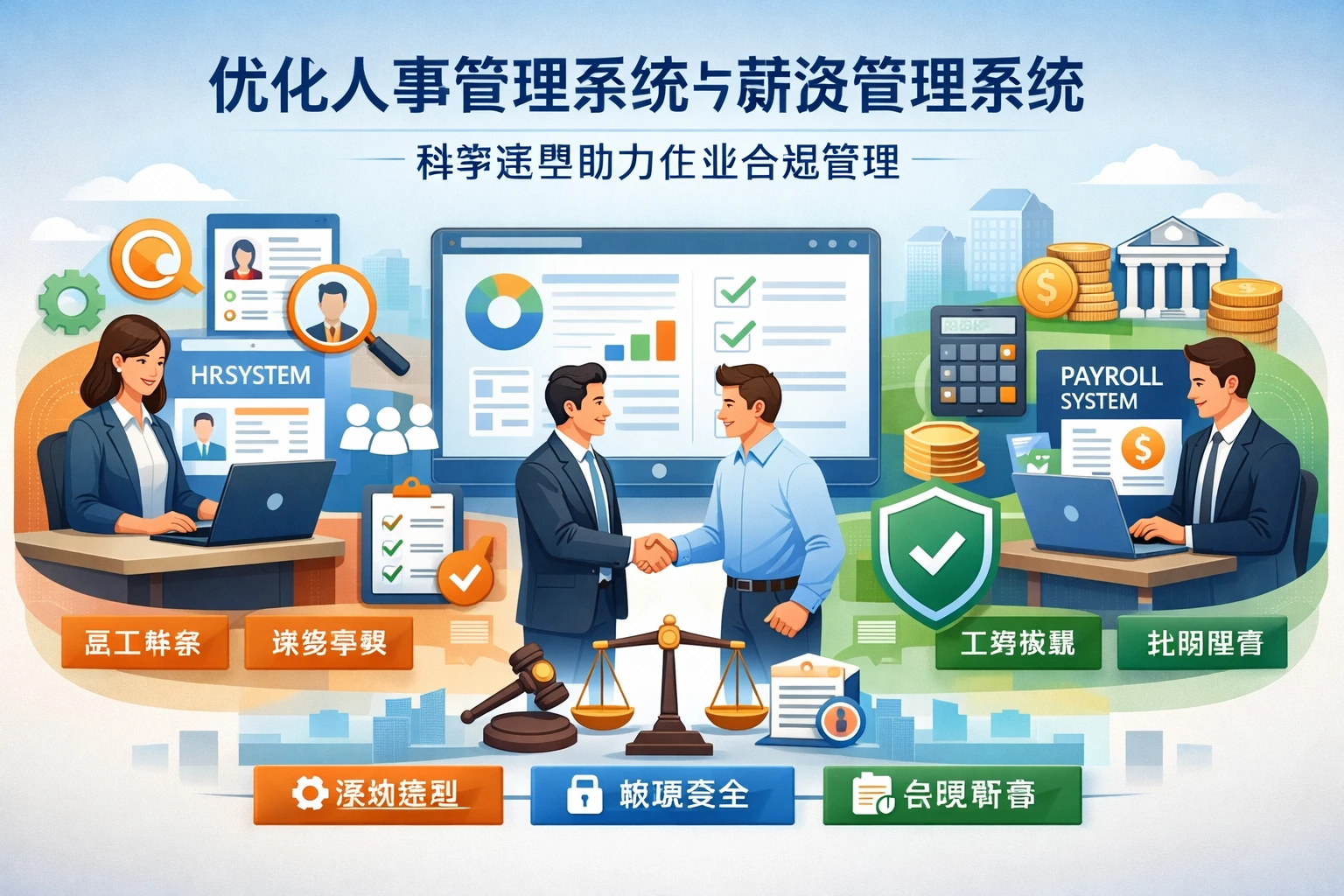 优化人事管理系统与薪资管理系统:科学选型助力企业合规管理