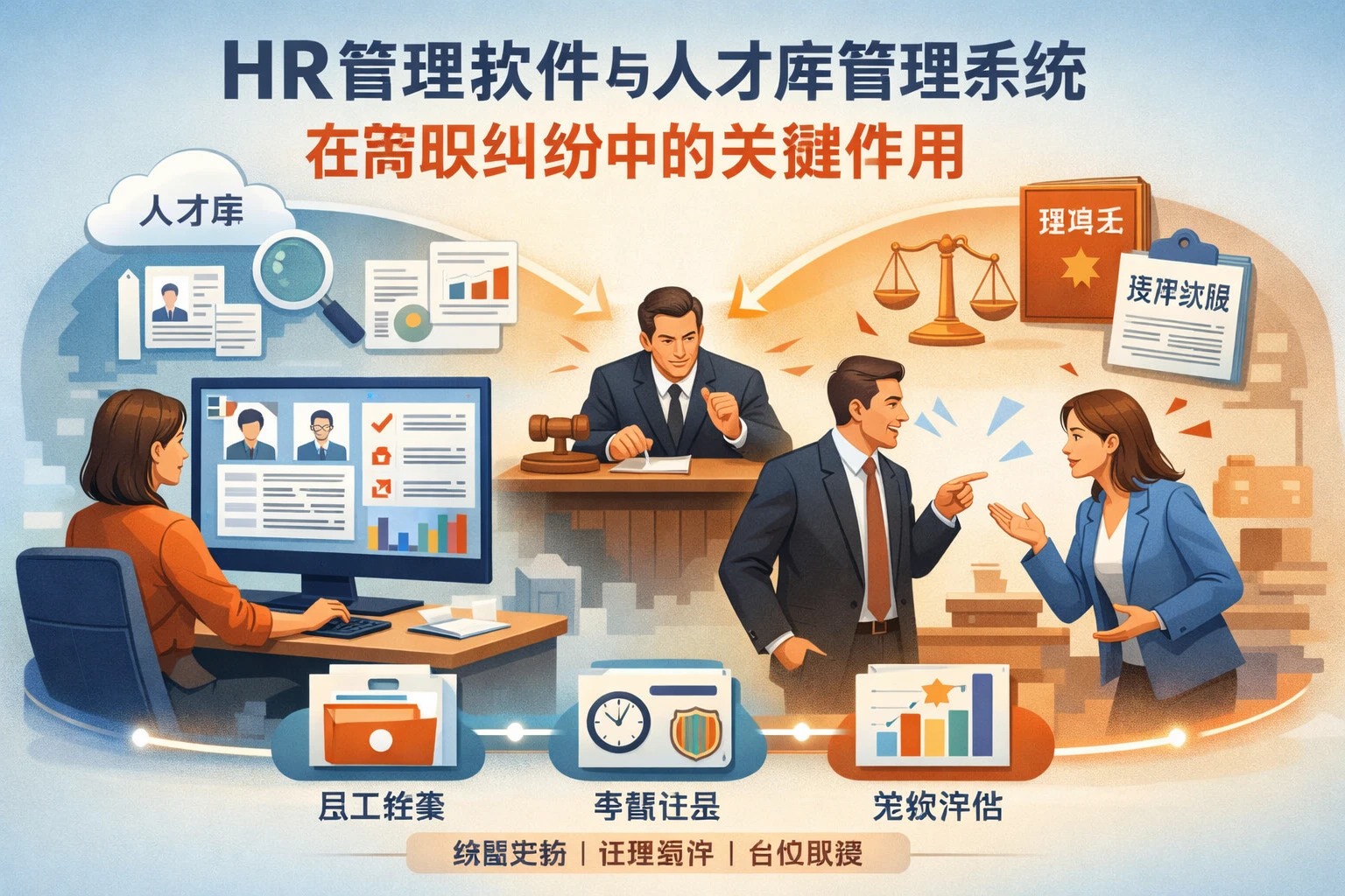 HR管理软件与人才库管理系统在离职纠纷中的关键作用