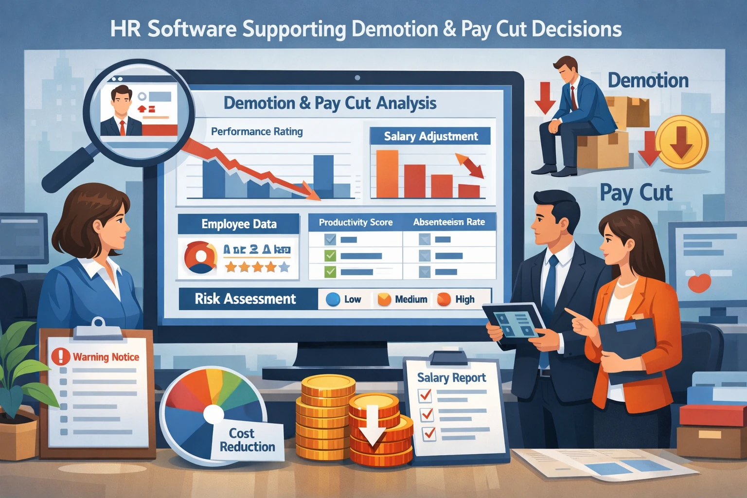 人力资源软件在降职降薪决策中的数据支持