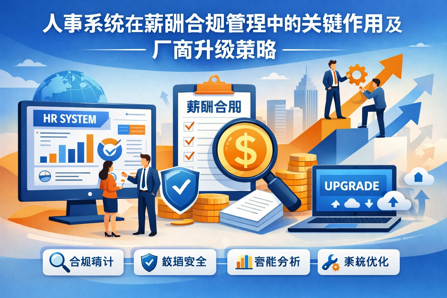 人事系统在薪酬合规管理中的关键作用及厂商升级策略