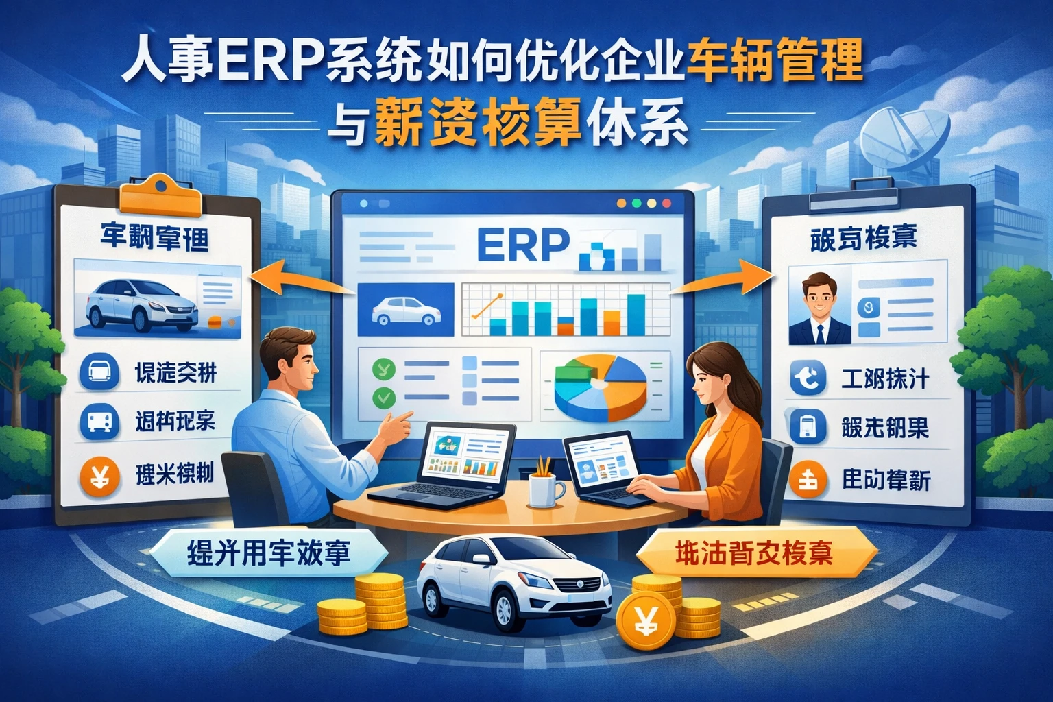 人事ERP系统如何优化企业车辆管理与薪资核算体系