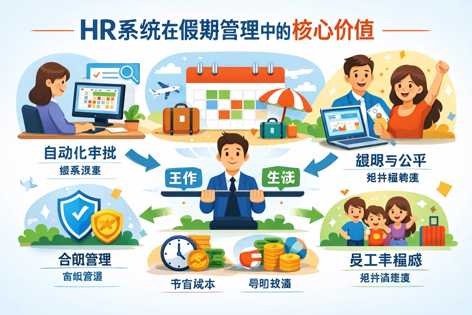HR系统在假期管理中的核心价值