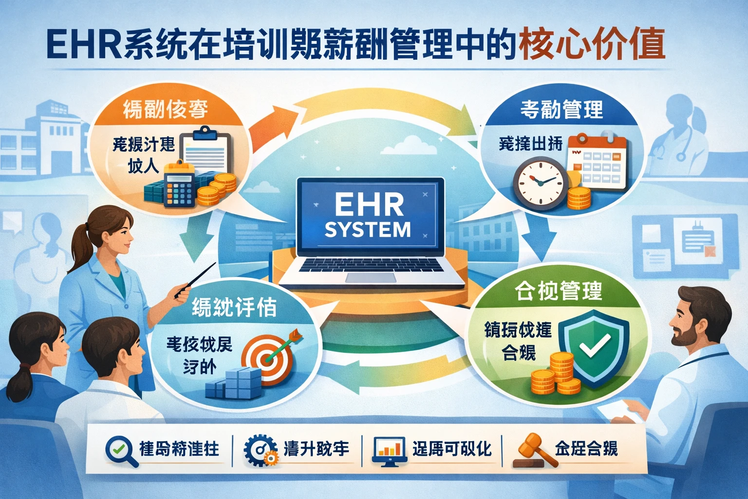 EHR系统在培训期薪酬管理中的核心价值