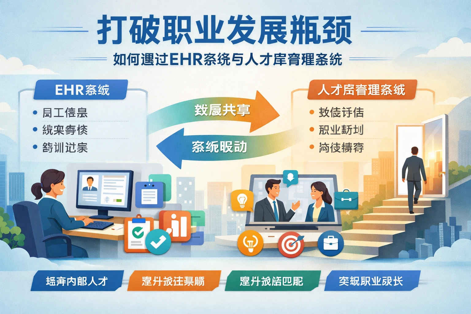 如何通过EHR系统与人才库管理系统打破职业发展瓶颈