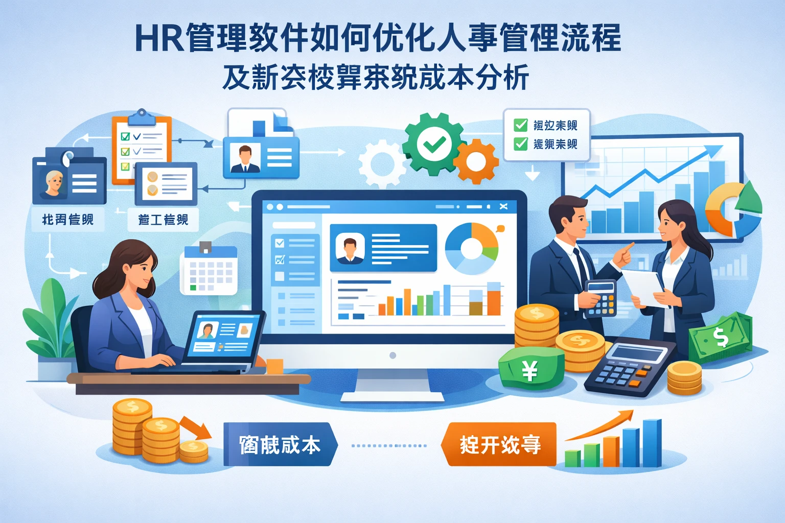 HR管理软件如何优化人事管理流程及薪资核算系统成本分析