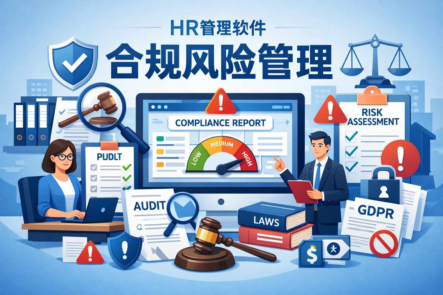 HR管理软件中的合规风险管理