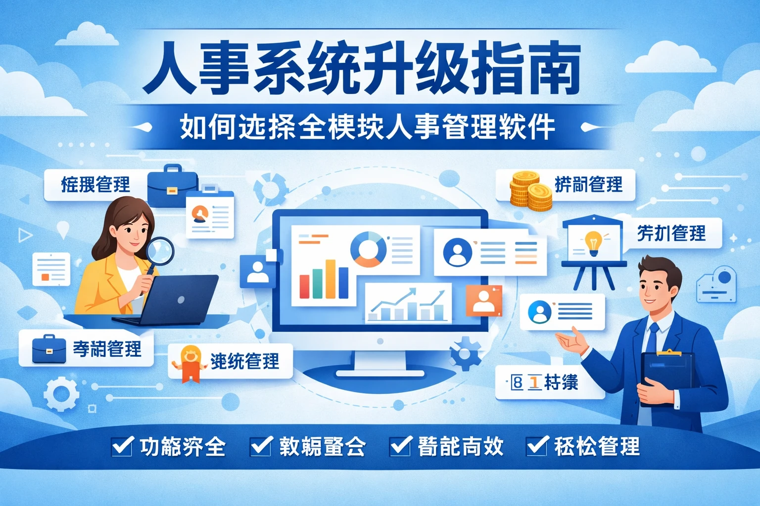 人事系统升级指南：如何选择全模块人事管理软件