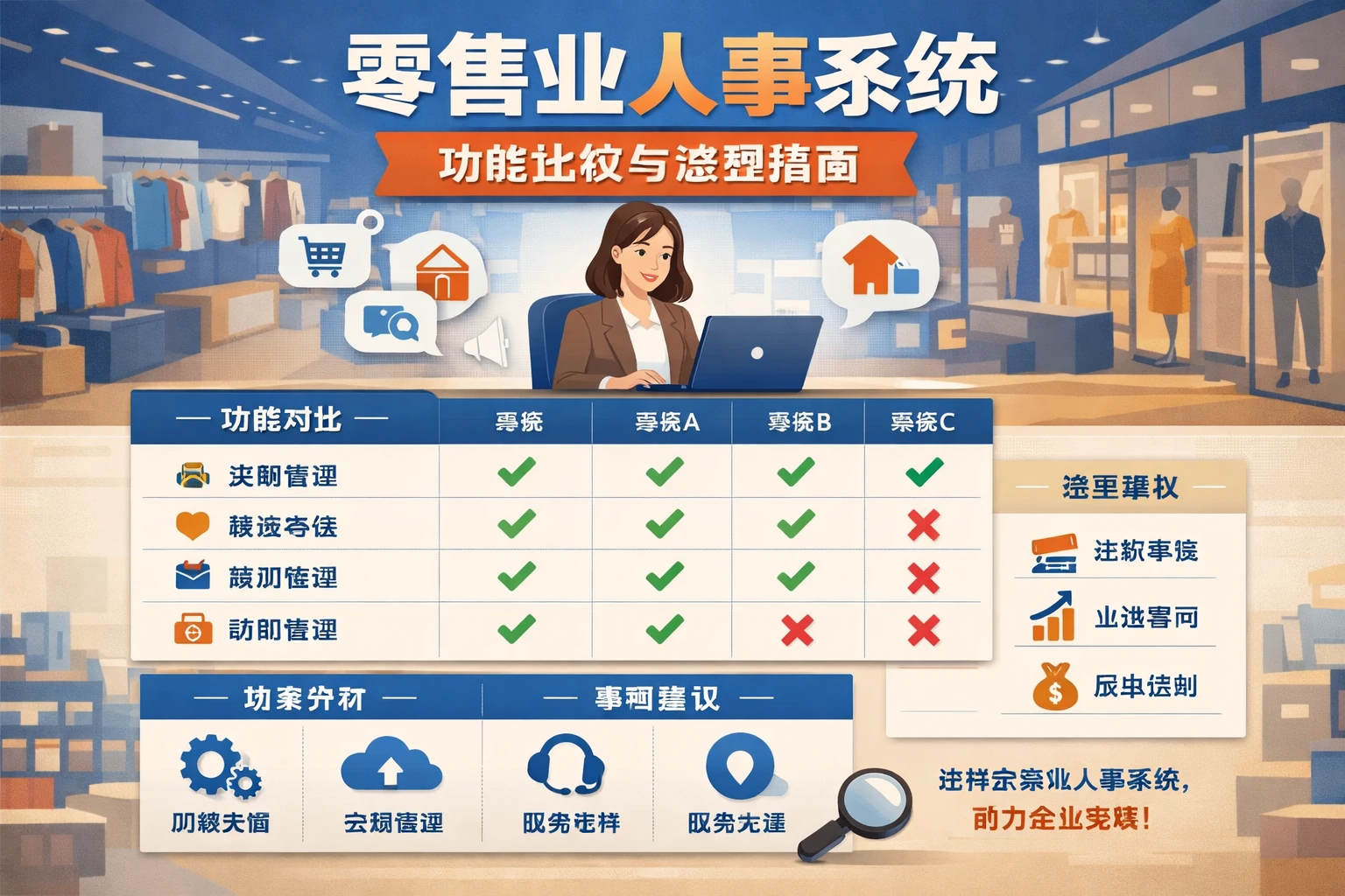 零售业人事系统功能比较与选型指南