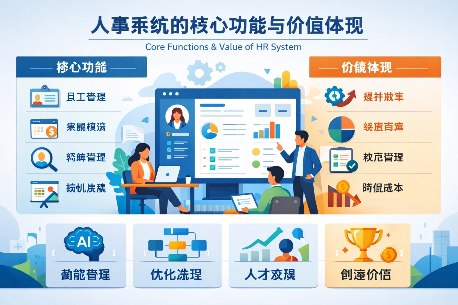 人事系统的核心功能与价值体现