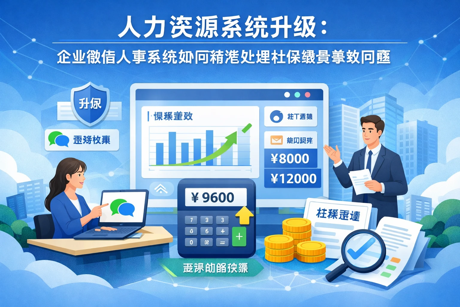 人力资源系统升级：企业微信人事系统如何精准处理社保缴费基数问题