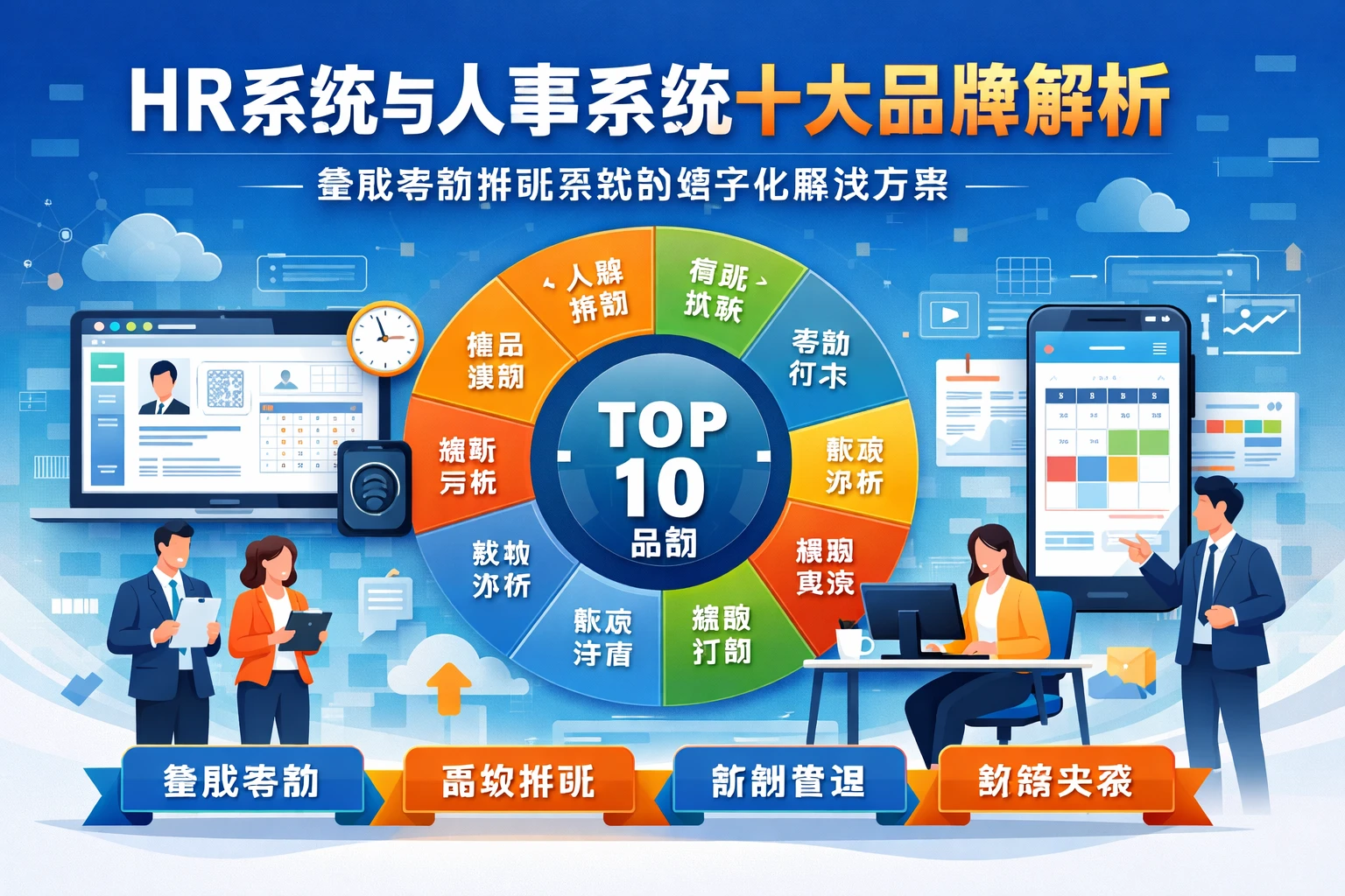 HR系统与人事系统十大品牌解析：集成考勤排班系统的数字化解决方案