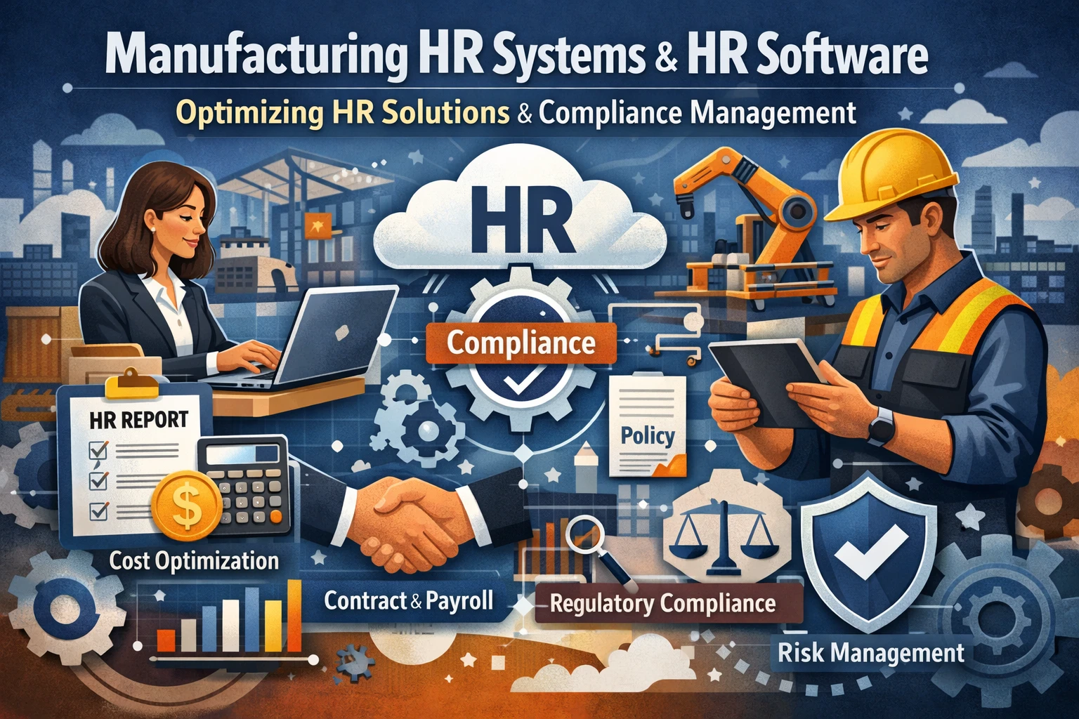 制造业人事系统与人力资源软件:优化人力资源系统报价与合规管理