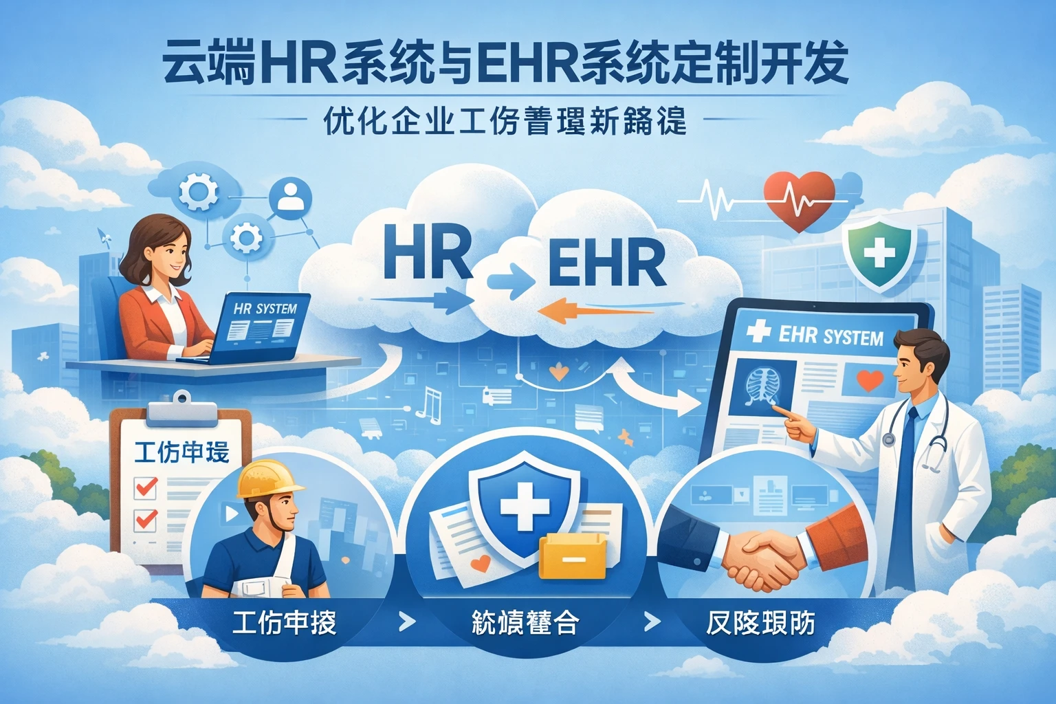 云端HR系统与EHR系统定制开发：优化企业工伤管理新路径