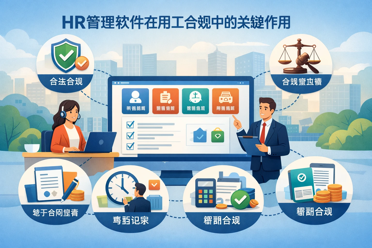 HR管理软件在用工合规中的关键作用