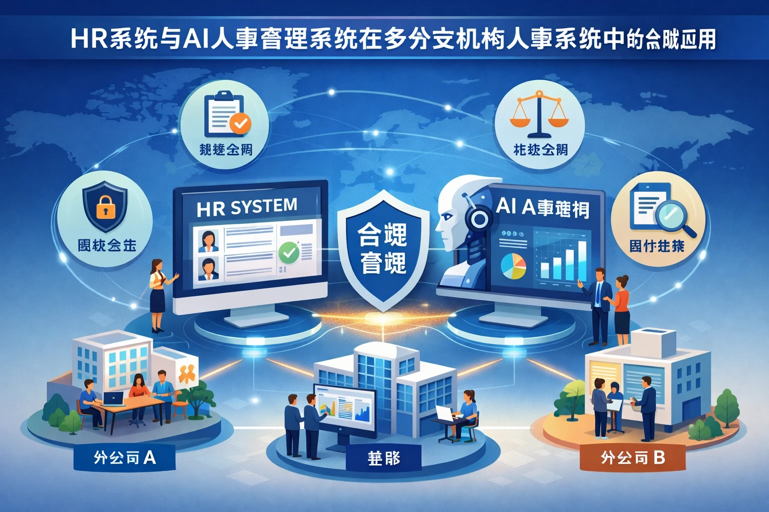 HR系统与AI人事管理系统在多分支机构人事系统中的合规应用