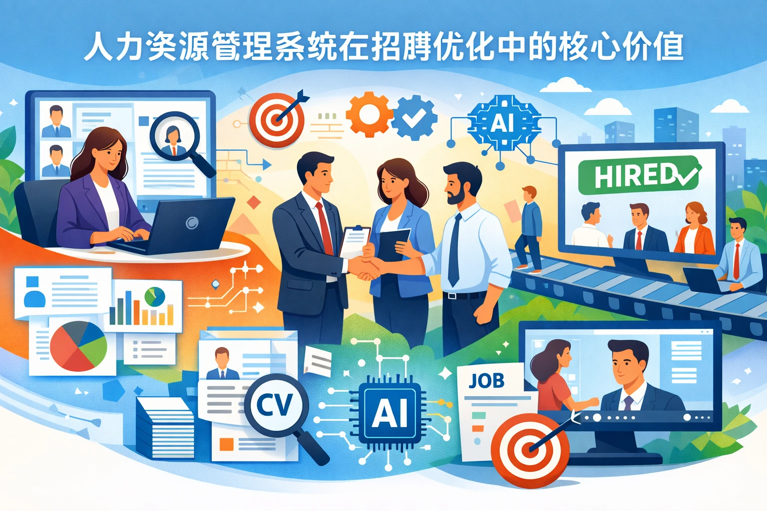 人力资源管理系统在招聘优化中的核心价值