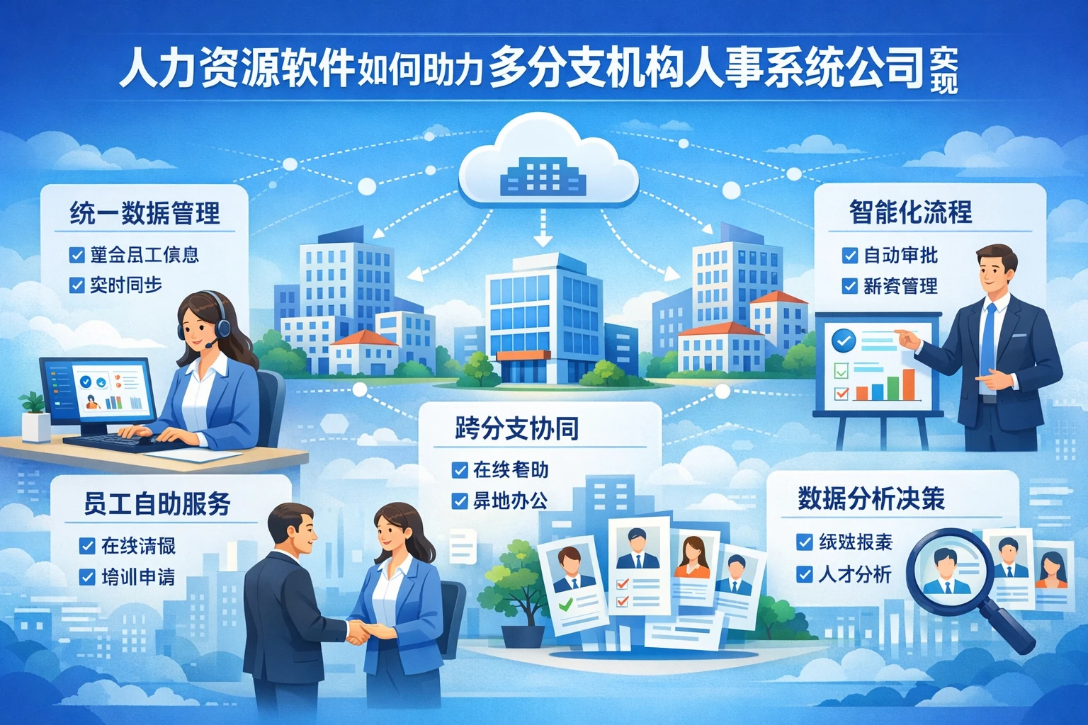 人力资源软件如何助力多分支机构人事系统公司实现高效管理