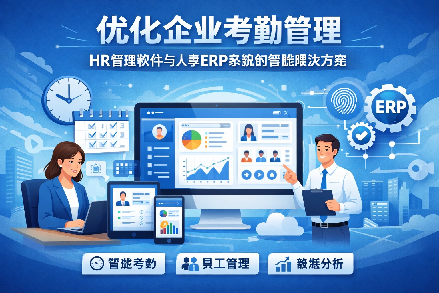 优化企业考勤管理：HR管理软件与人事ERP系统的智能解决方案