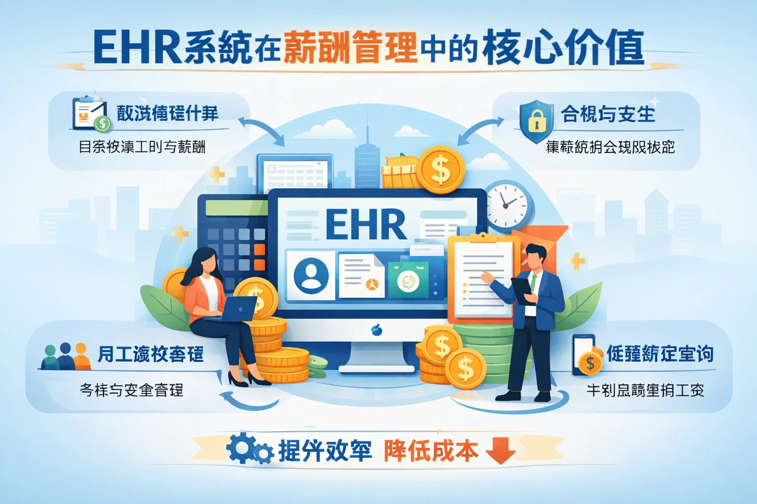 EHR系统在薪酬管理中的核心价值