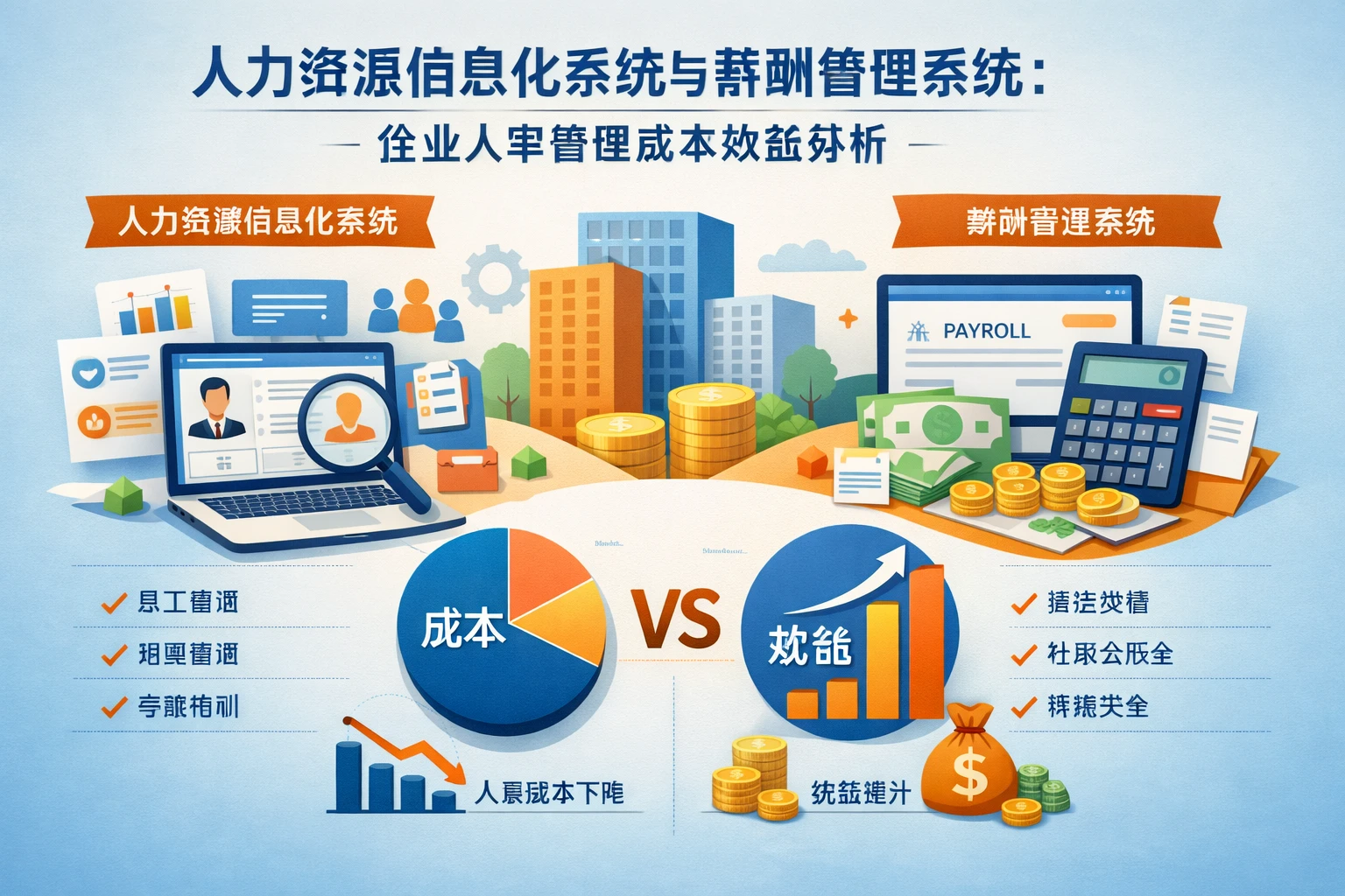 人力资源信息化系统与薪酬管理系统：企业人事管理成本效益分析