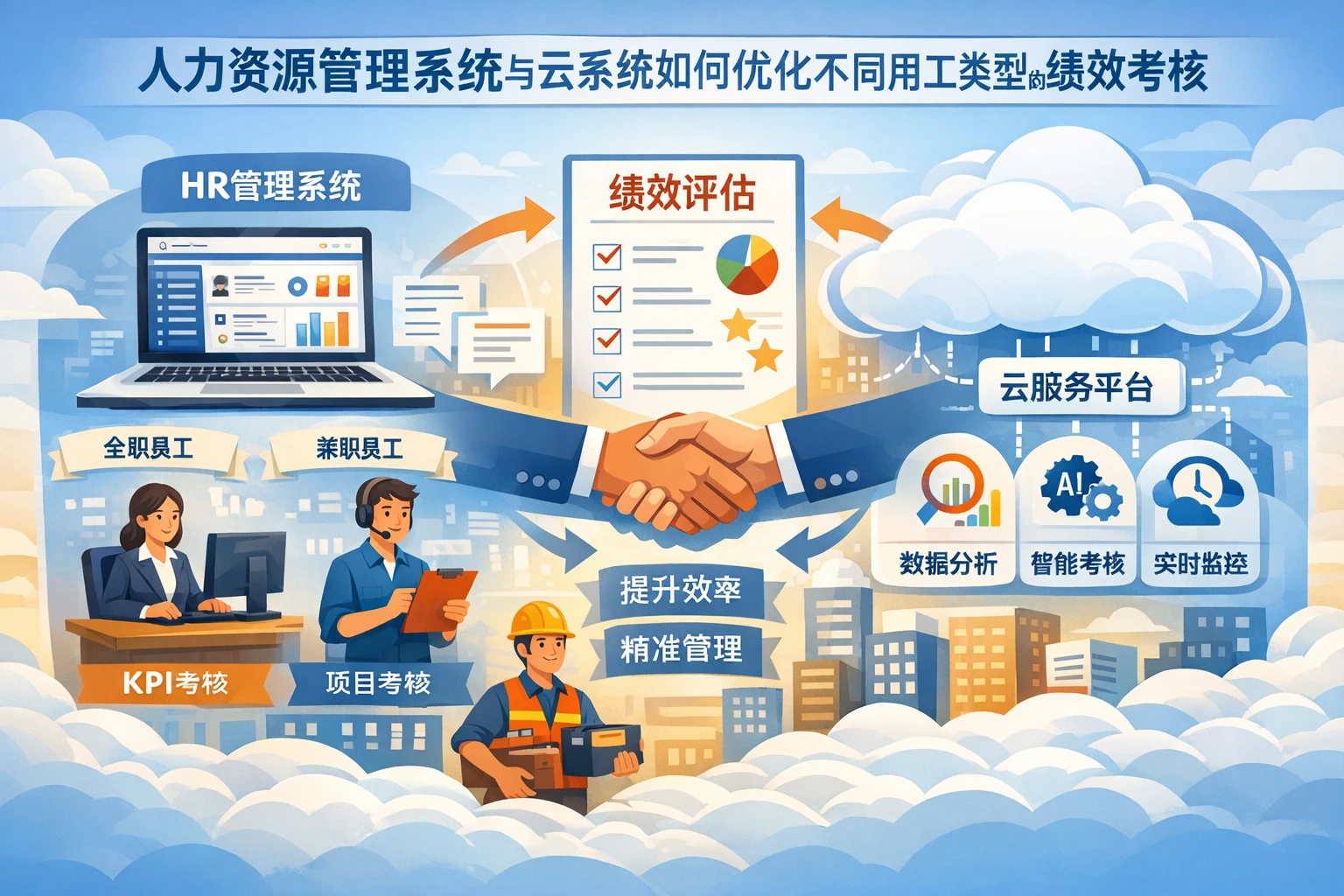人力资源管理系统与云系统如何优化不同用工类型的绩效考核