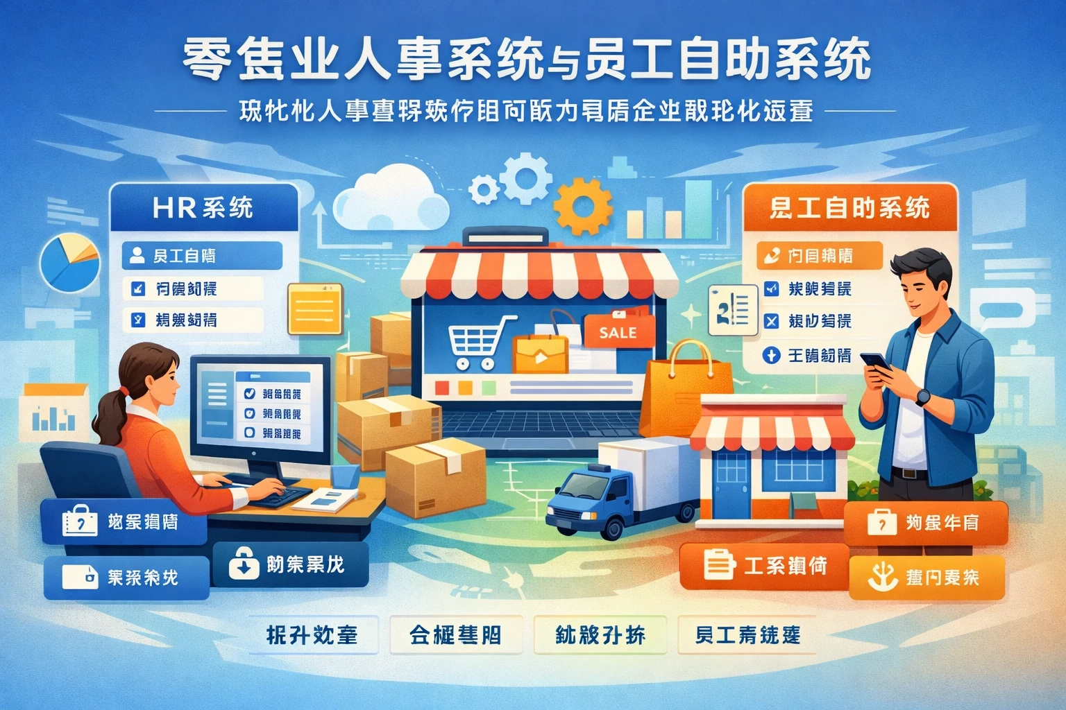 零售业人事系统与员工自助系统：现代化人事管理软件如何助力电商企业规范化运营