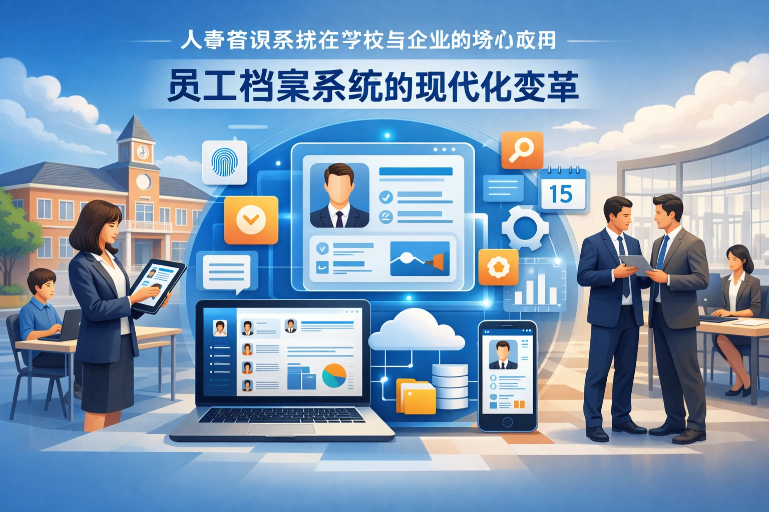 人事管理系统在学校与企业的核心应用：员工档案系统的现代化变革