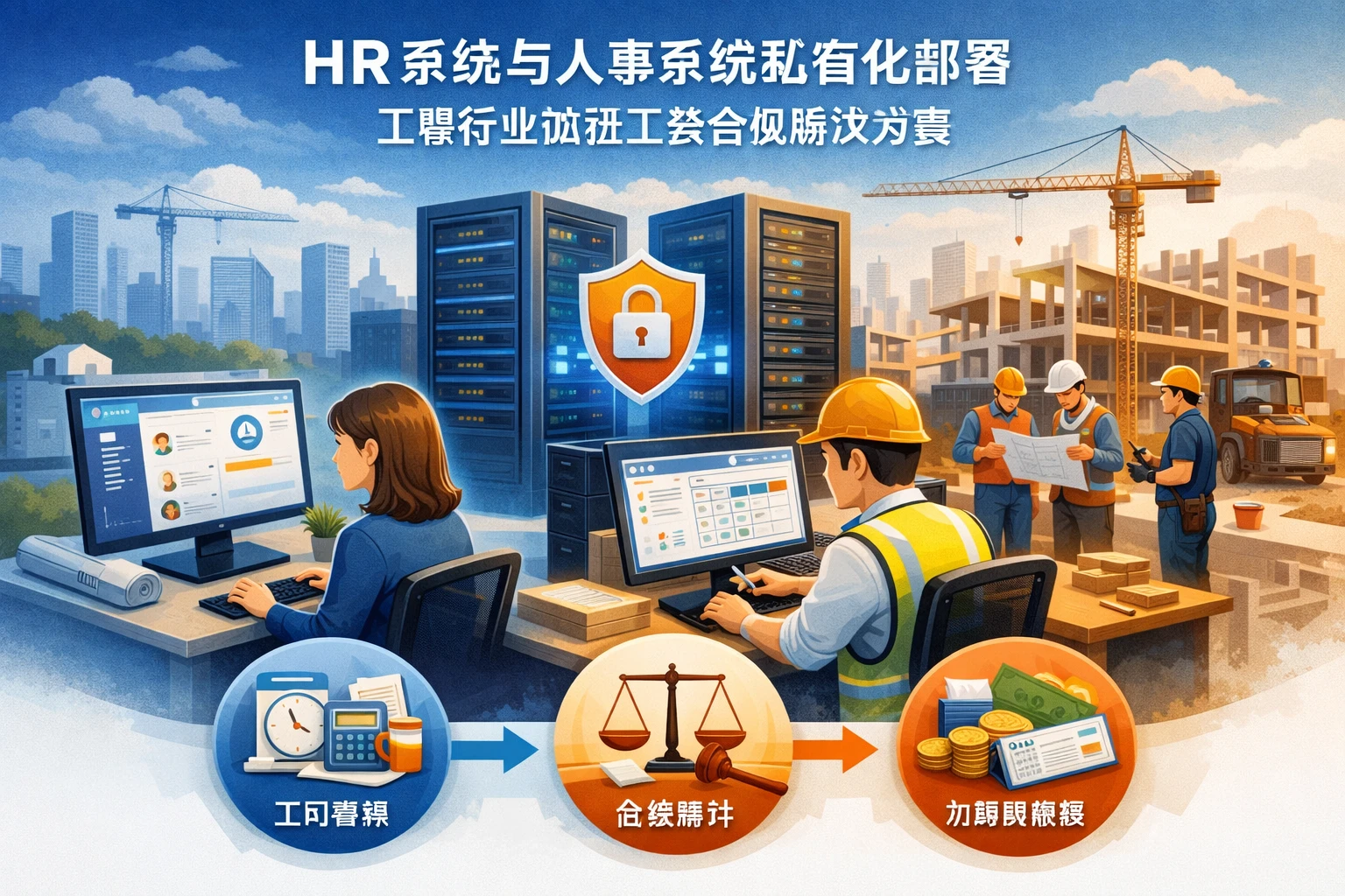 HR系统与人事系统私有化部署：工程行业加班工资合规解决方案