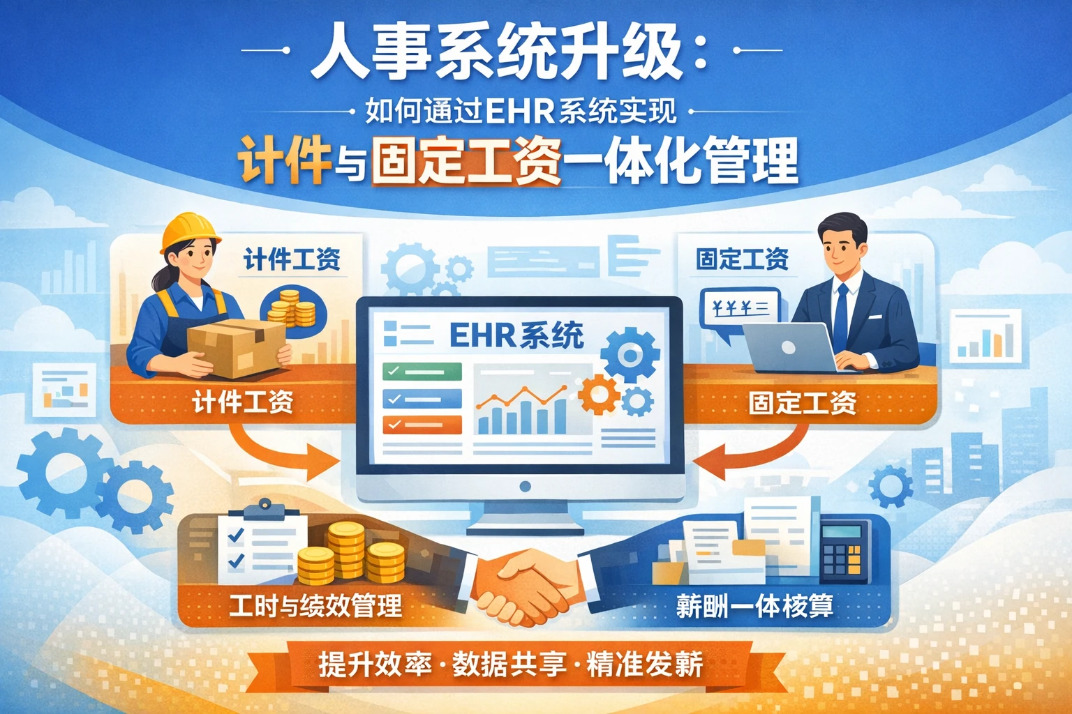 人事系统升级：如何通过EHR系统实现计件与固定工资一体化管理