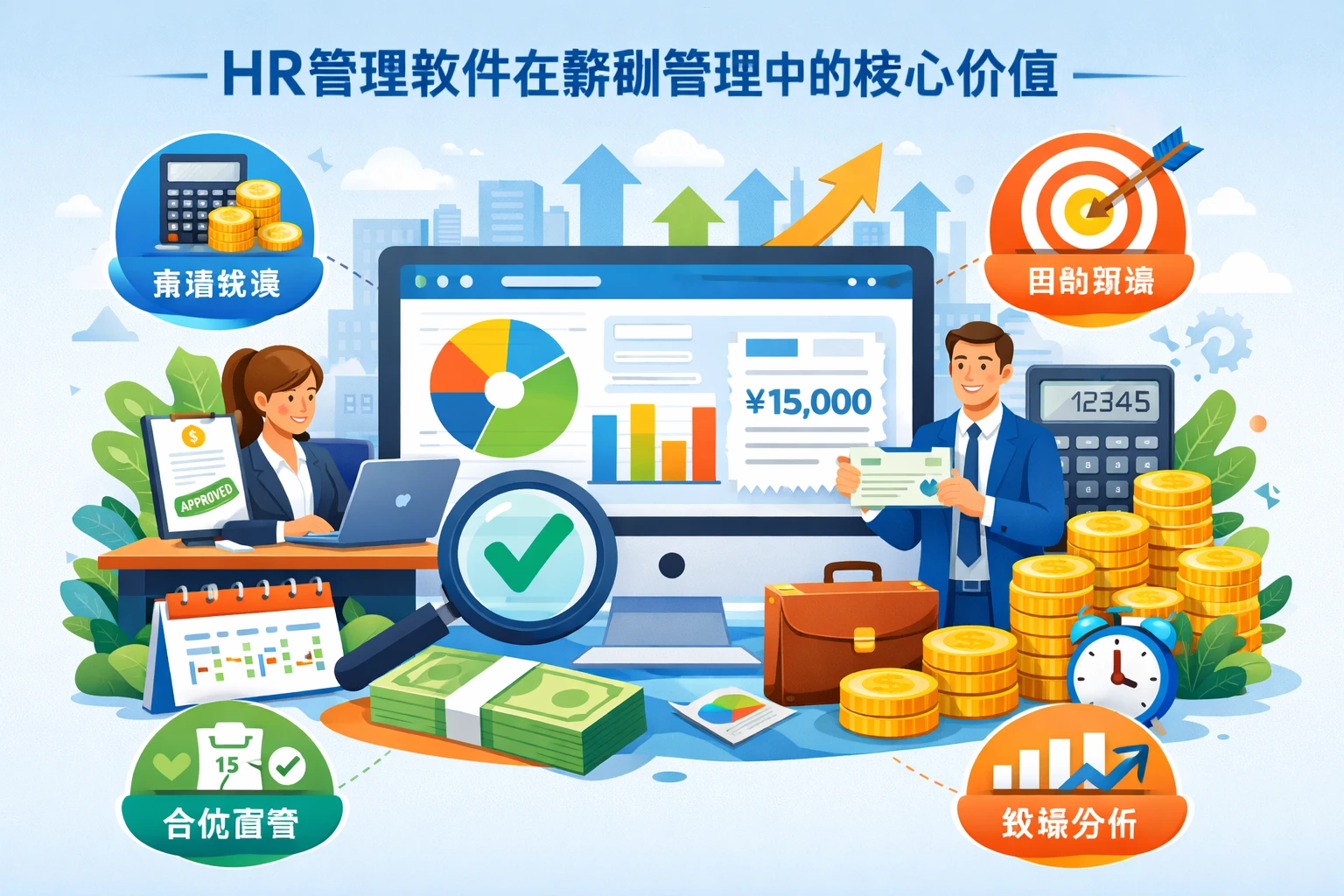 HR管理软件在薪酬管理中的核心价值