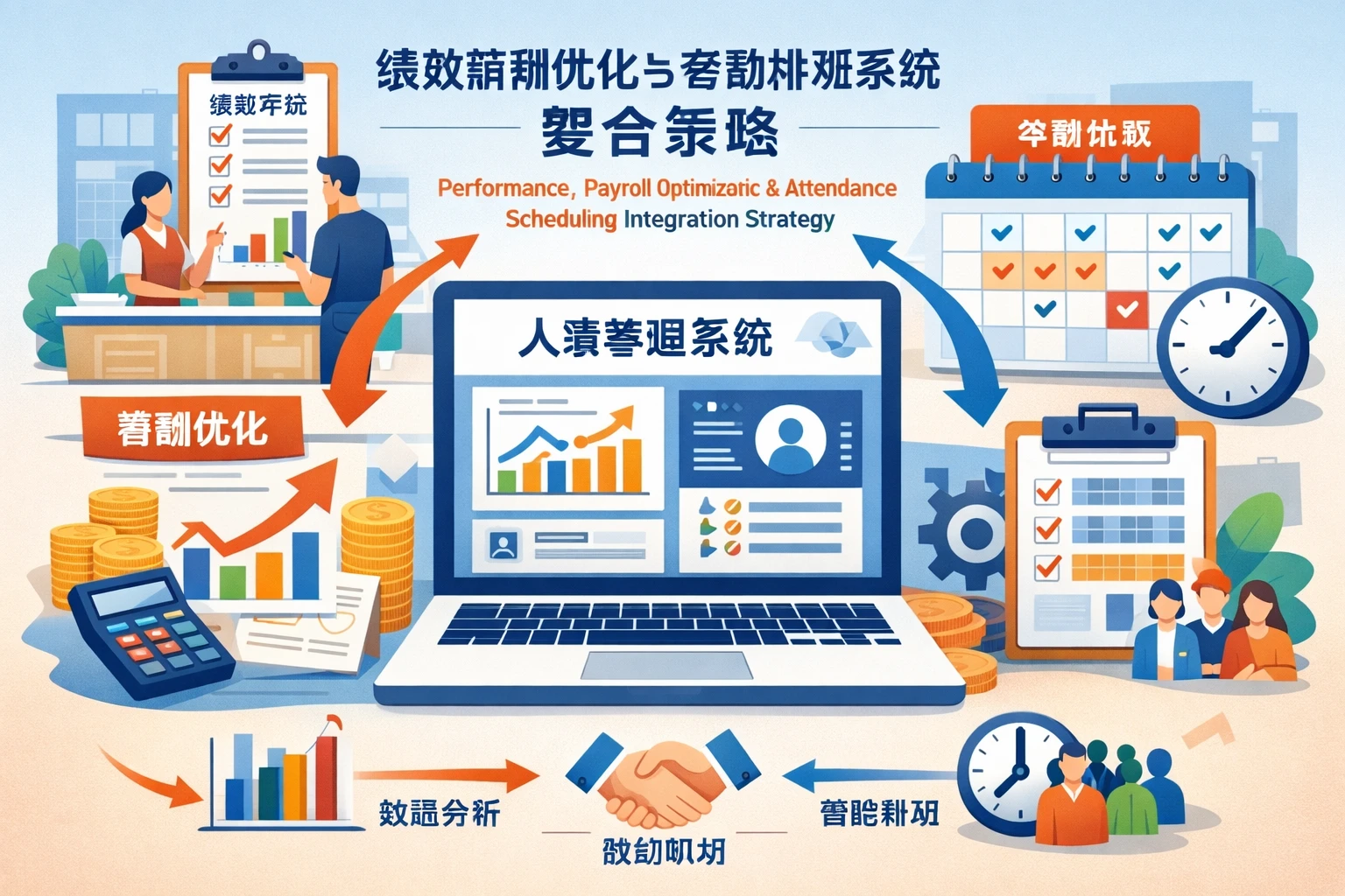 零售业人事管理系统中的绩效薪酬优化与考勤排班系统整合策略