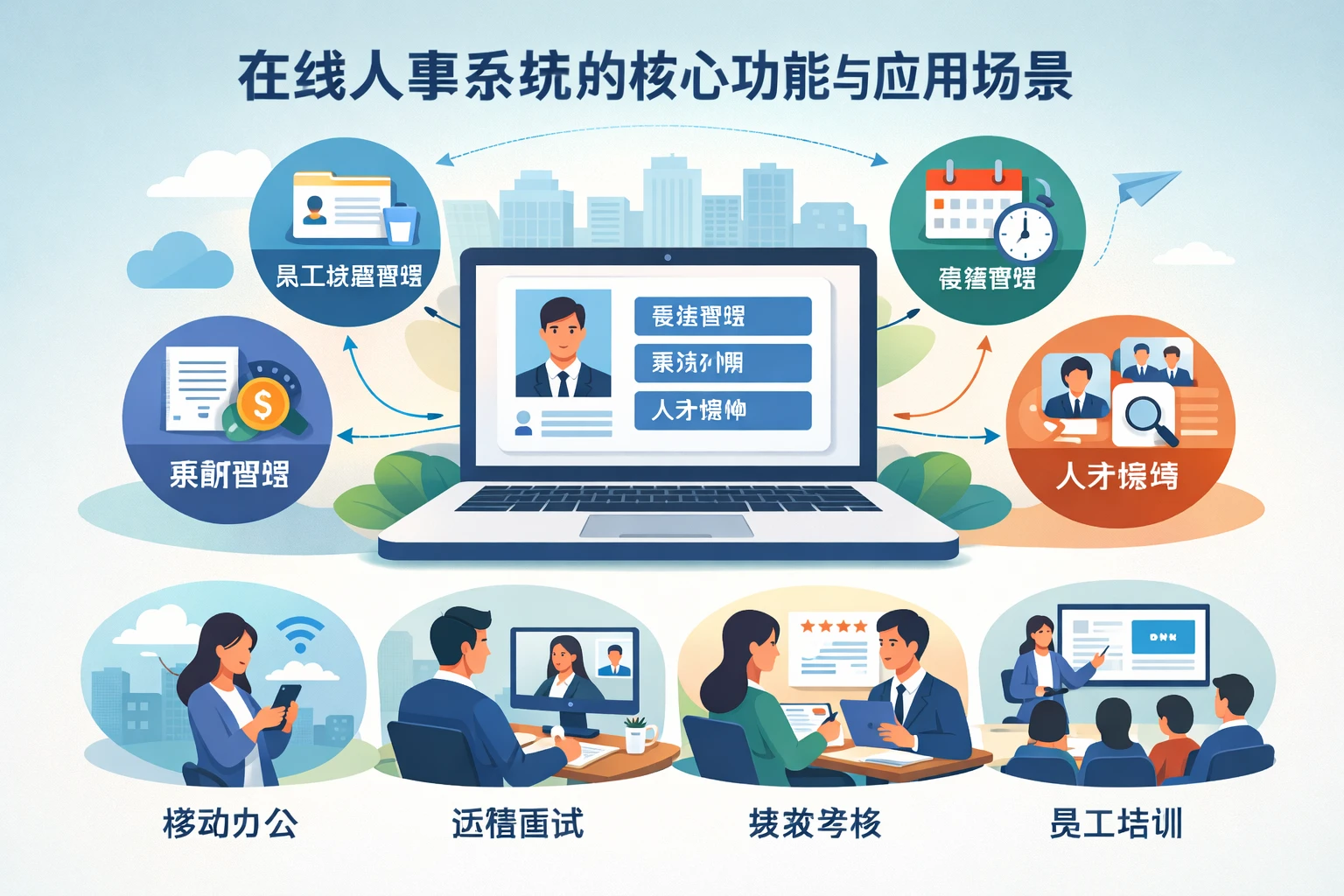 在线人事系统的核心功能与应用场景