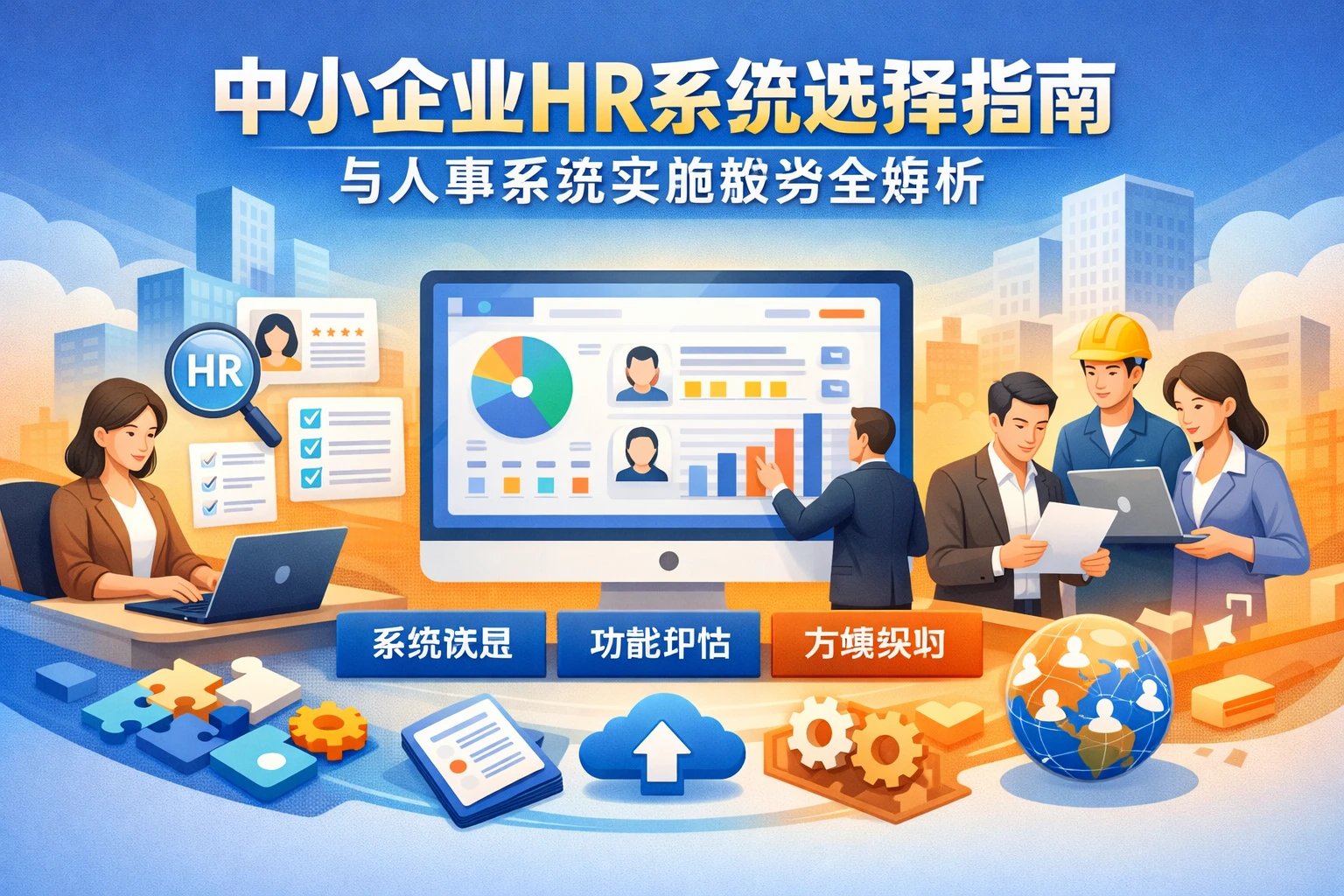 中小企业HR系统选择指南与人事系统实施服务全解析