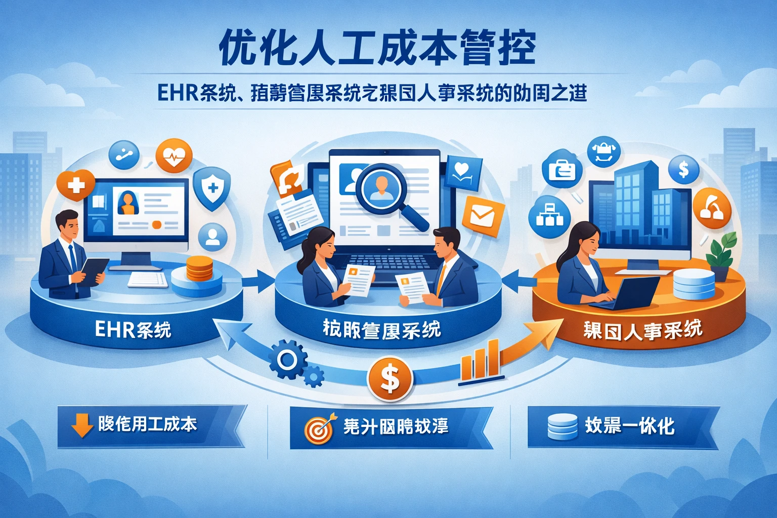 优化人工成本管控：EHR系统、招聘管理系统与集团人事系统的协同之道