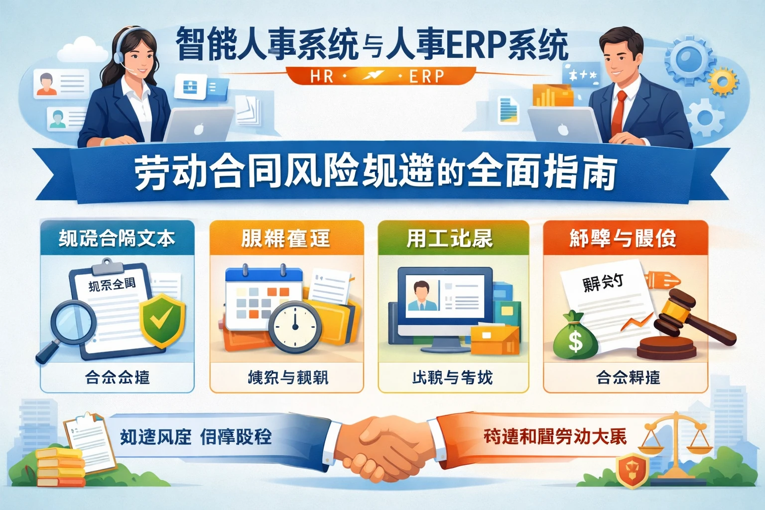 智能人事系统与人事ERP系统：劳动合同风险规避的全面指南