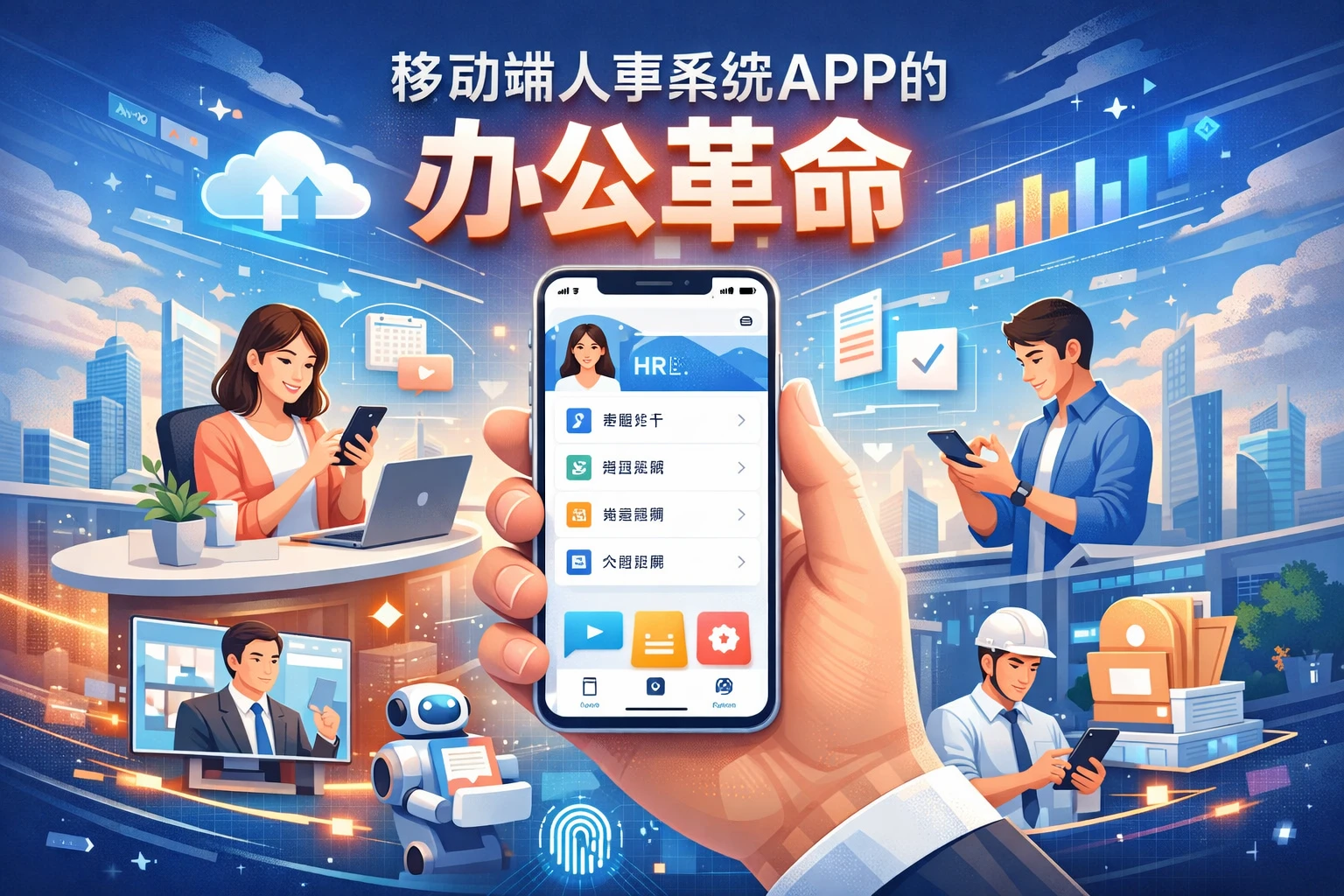 移动端人事系统APP的办公革命