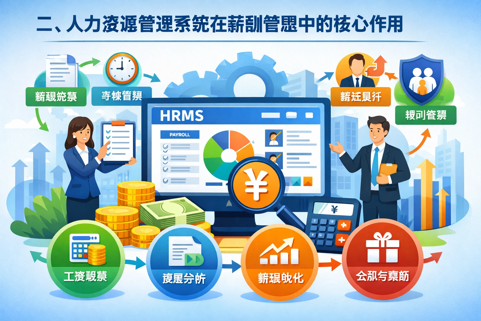 二、人力资源管理系统在薪酬管理中的核心作用