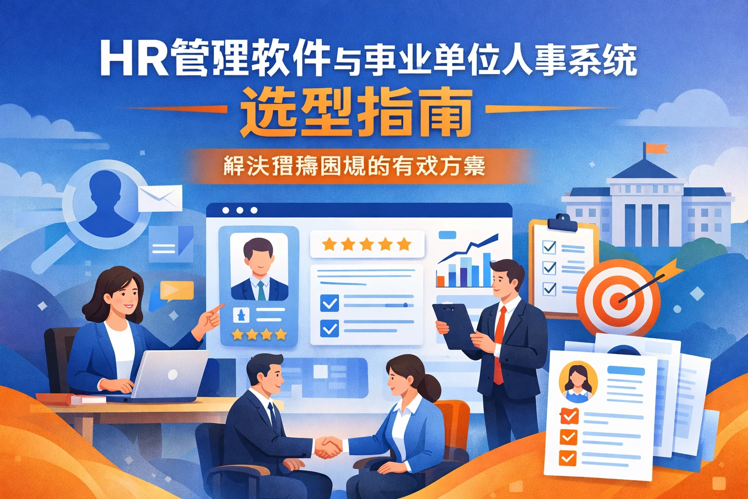 HR管理软件与事业单位人事系统选型指南:解决招聘困境的有效方案