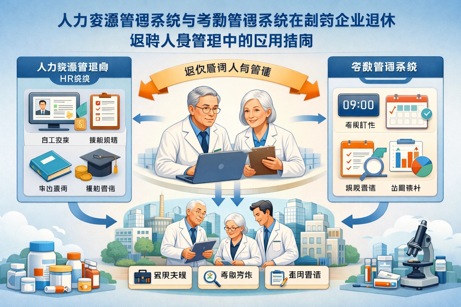 人力资源管理系统与考勤管理系统在制药企业退休返聘人员管理中的应用指南