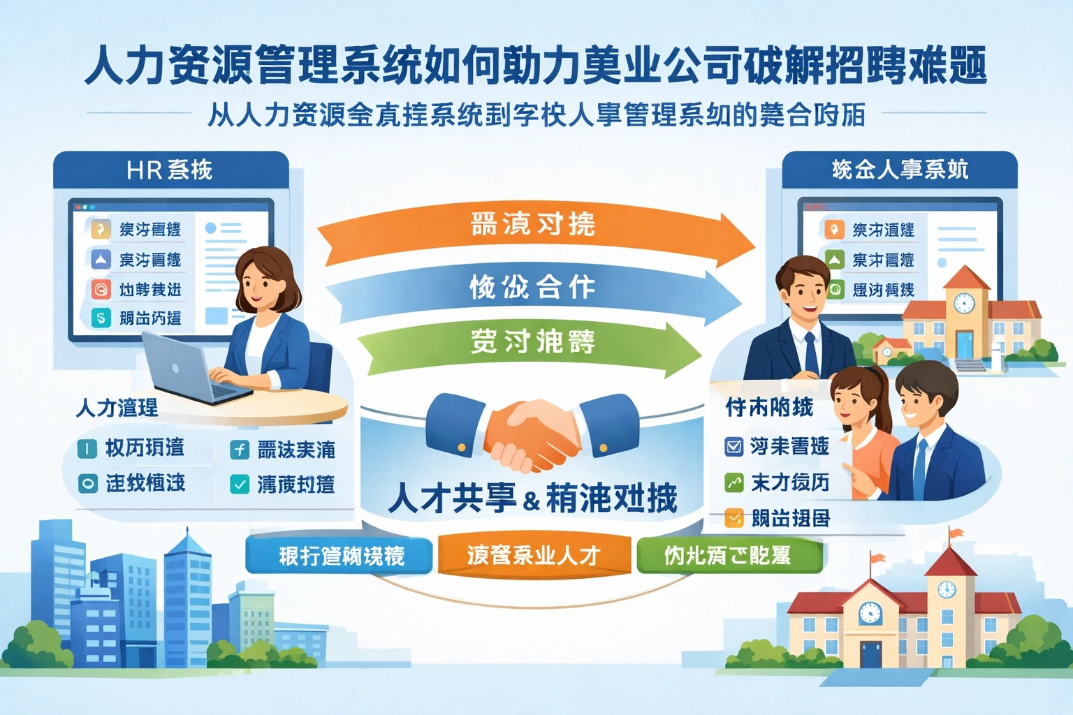 人力资源管理系统如何助力美业公司破解招聘难题：从人力资源全流程系统到学校人事管理系统的整合应用